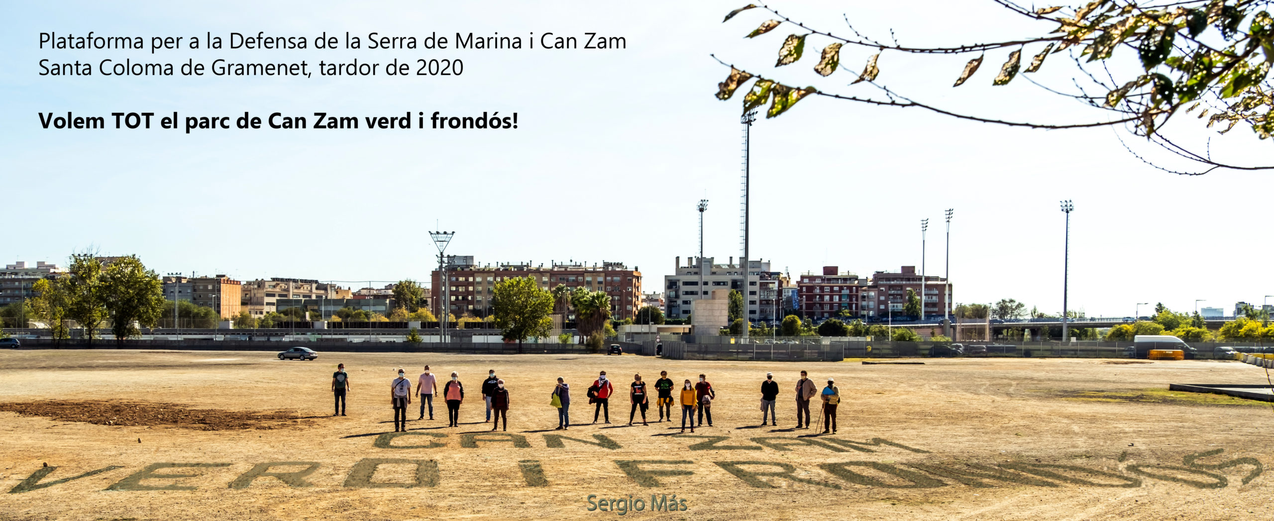 Parc de Can Zam: demanen fixar data i pressupost per la seva finalització. Foto: Sergio Más