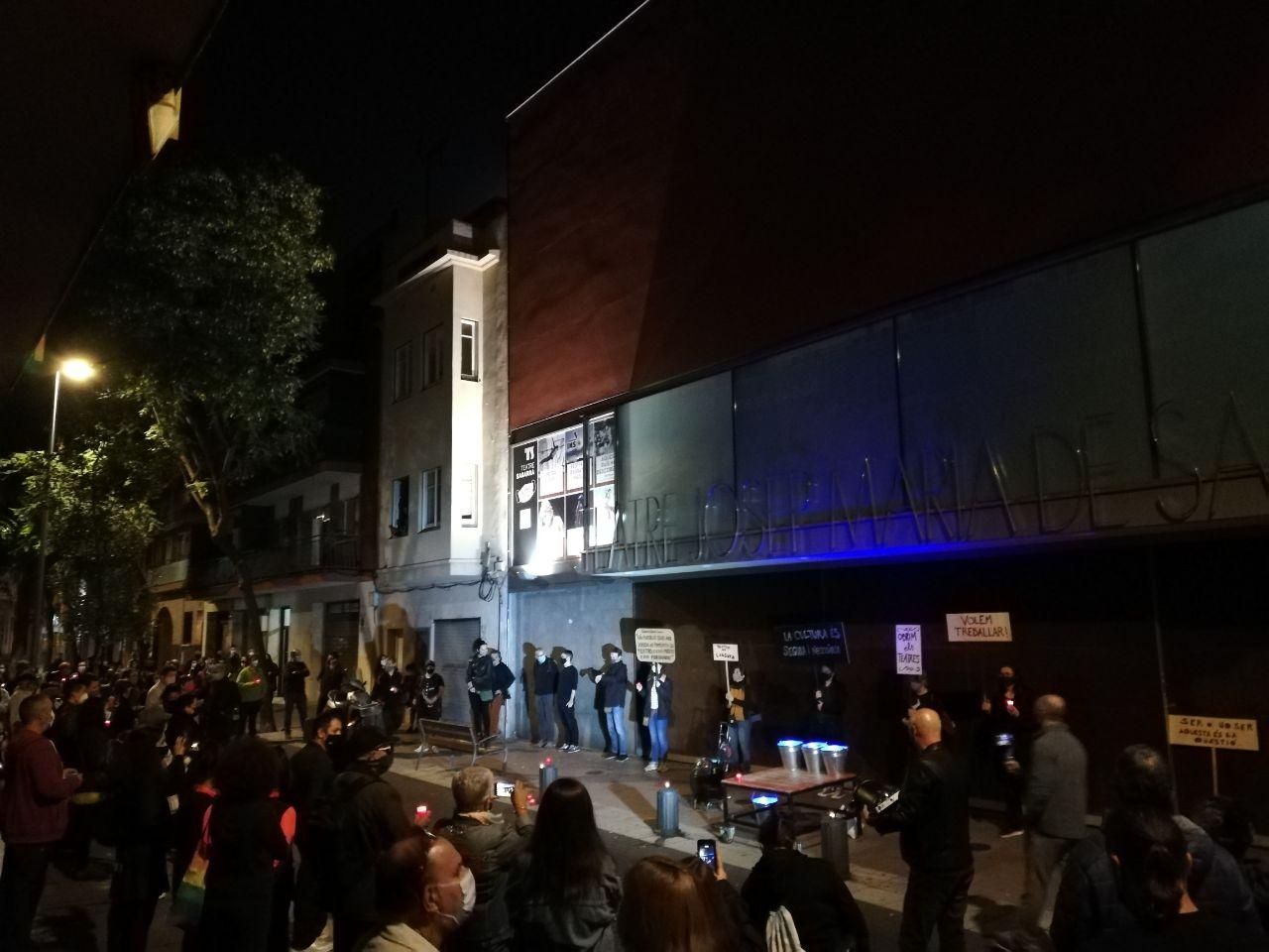 Professionals del teatre colomenc reivindiquen la cultura segura