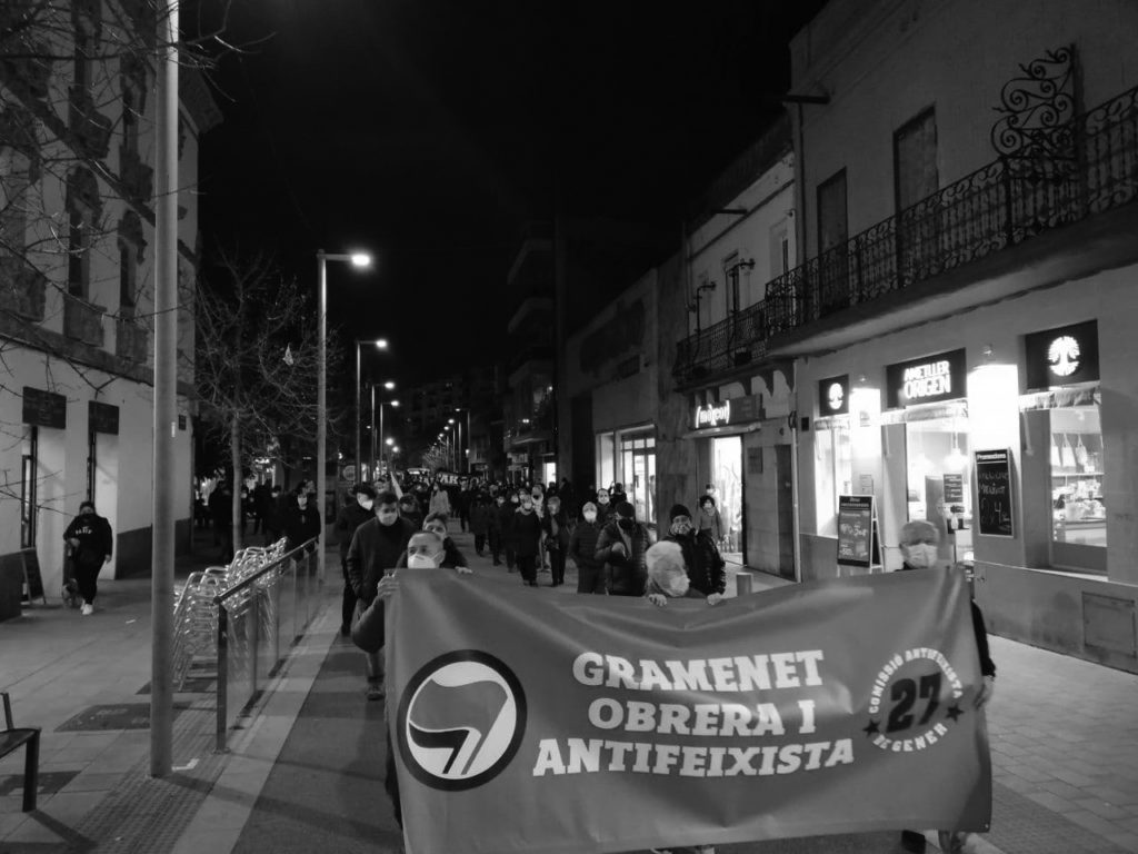 Manifestació 27 de gener de 2021. Foto: Redacció