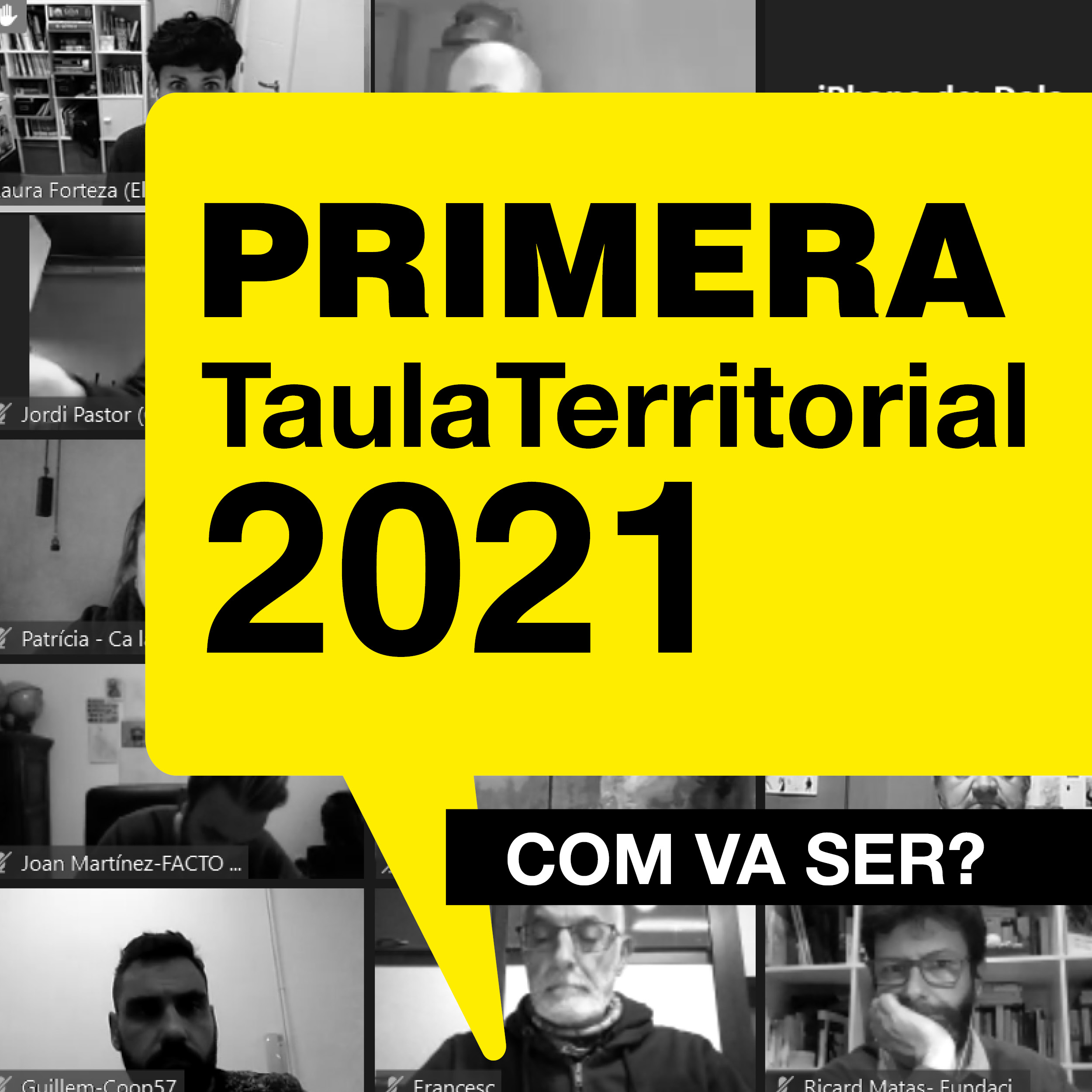 Resum de la primera Taula territorial de l'ESS. Imatge: Ateneu Cooperatiu del Barcelonès Nord