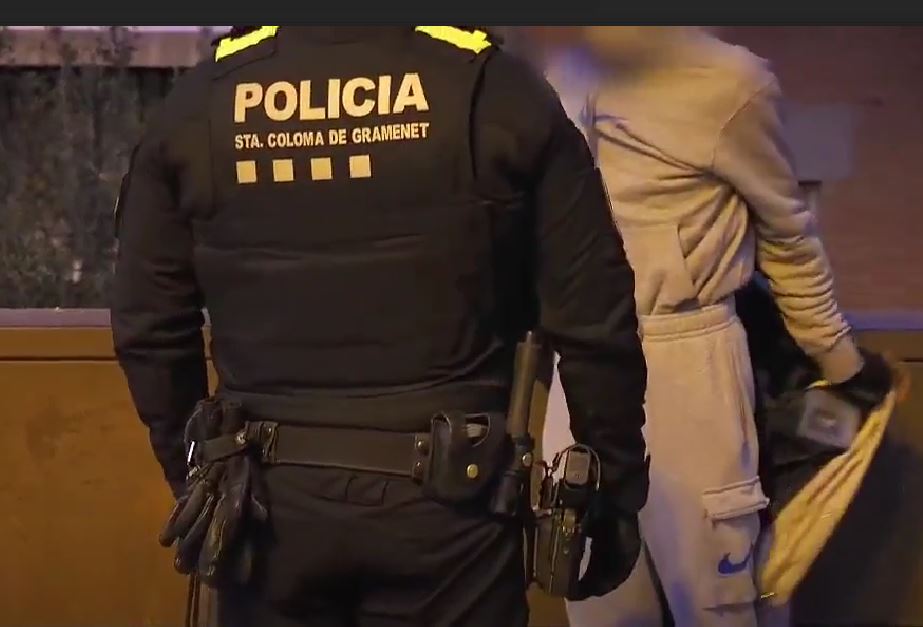 Policia a Santa Coloma de Gramenet